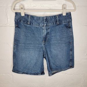 Express Women's Size 8 Jean Shorts 90s Bermuda High Rise